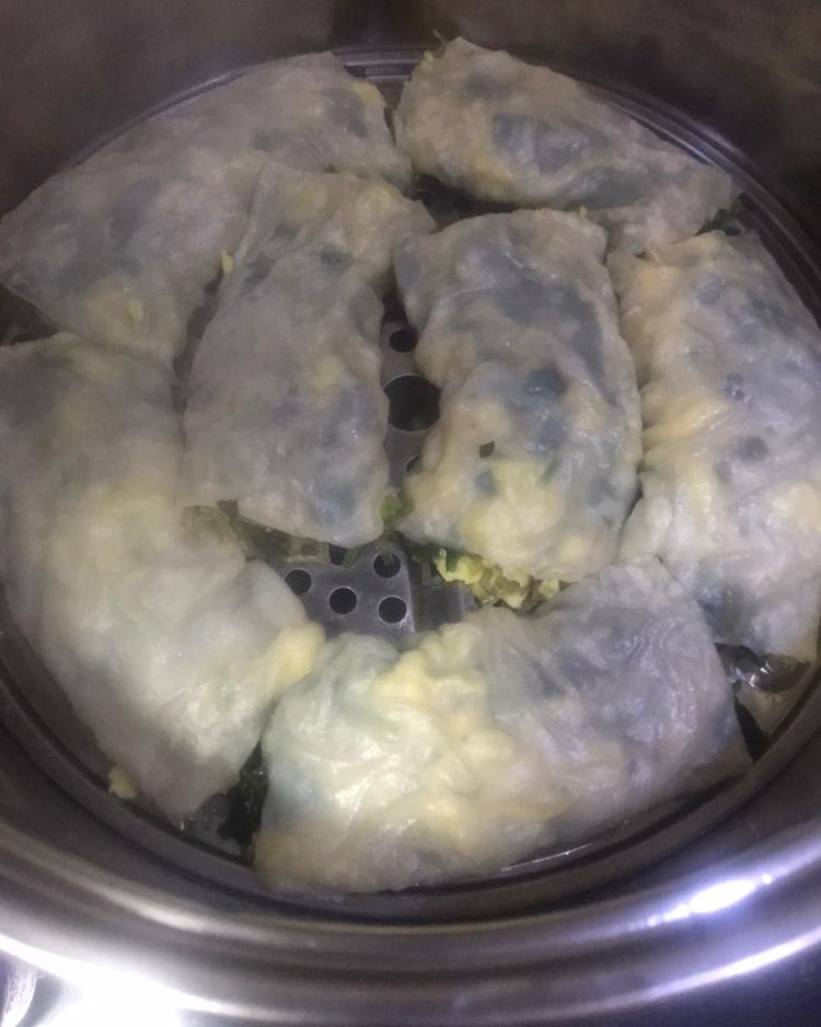 皮薄菜多健康好吃的南瓜韭菜蒸菜卷