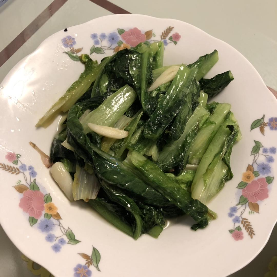 清炒油麦菜