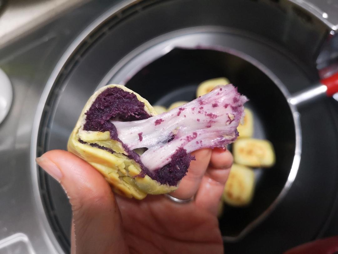 【爆浆紫薯仙豆糕】