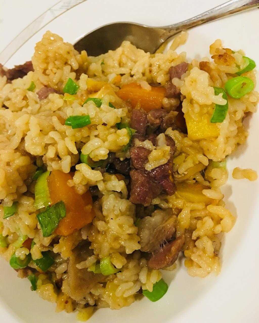 羊肉焖饭