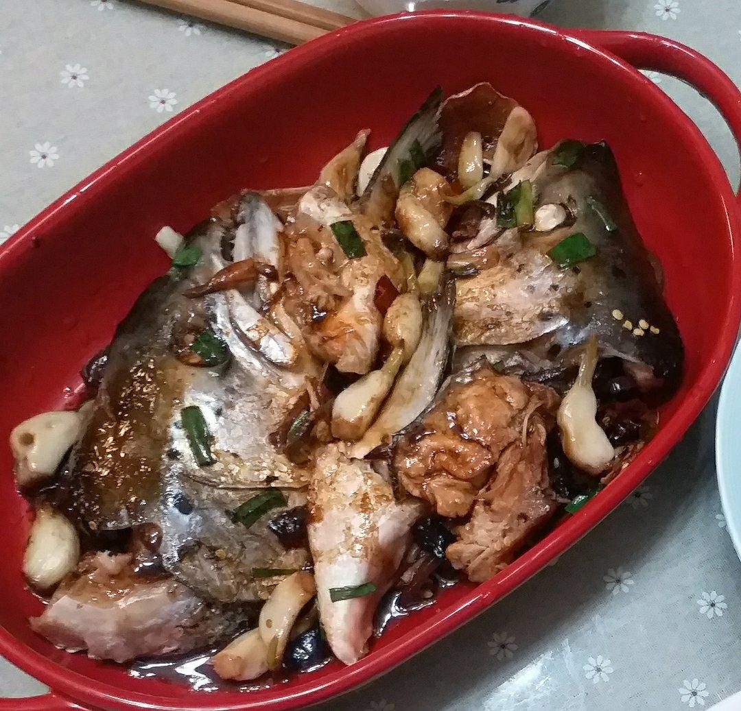 《中餐厅》张亮的焗三文鱼头