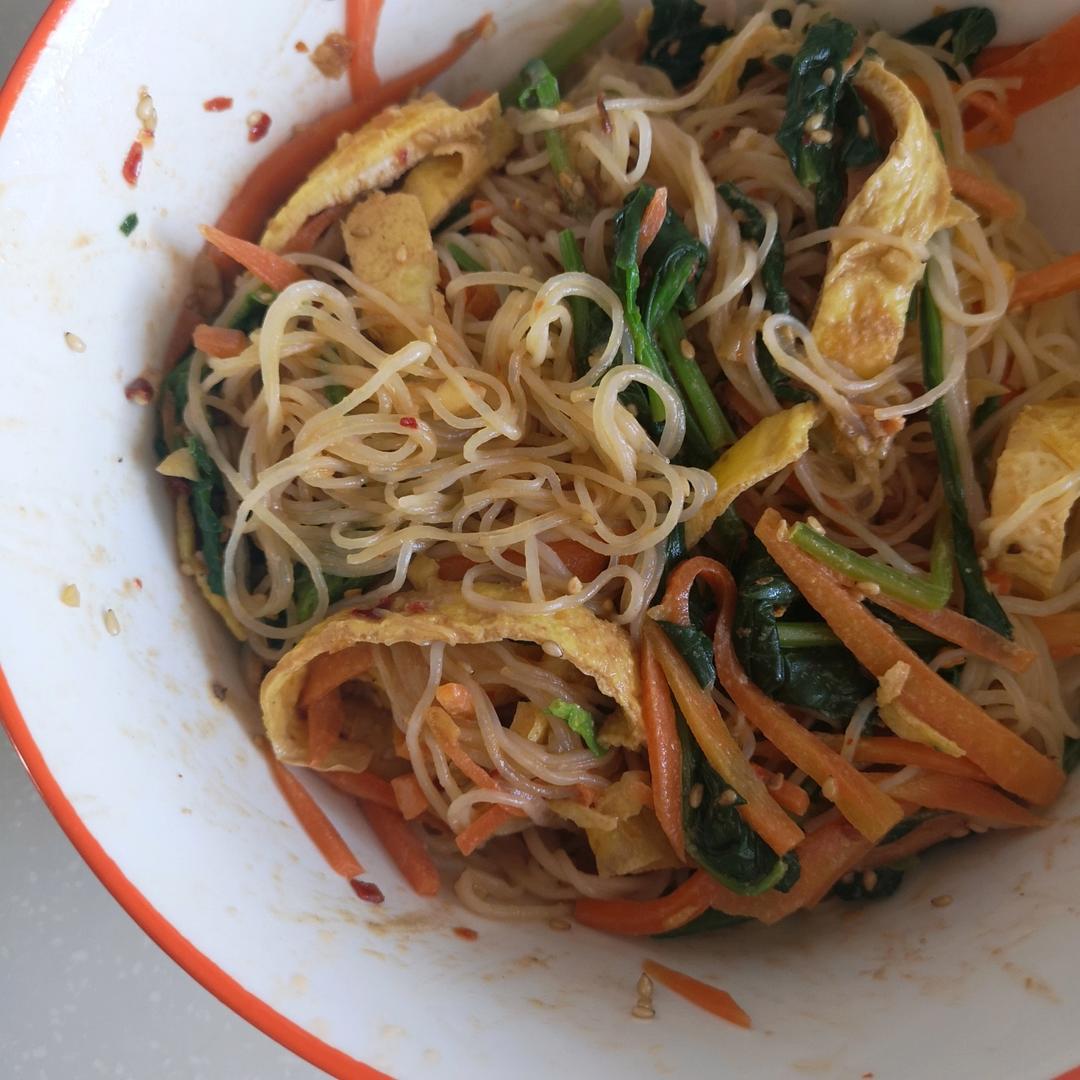 素拌三丝