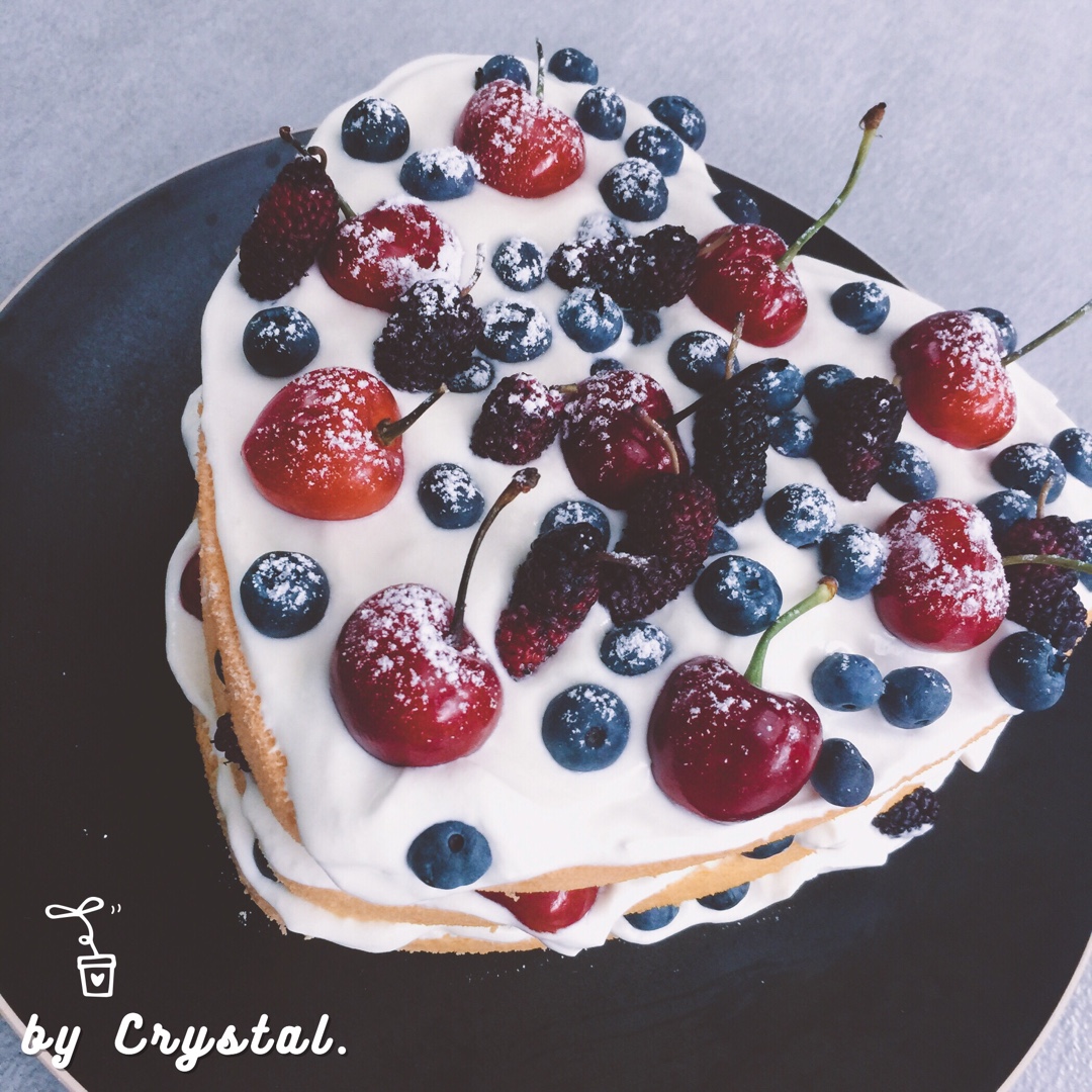 超简单完美戚风蛋糕（6寸2蛋）附打发、翻拌、脱模视频