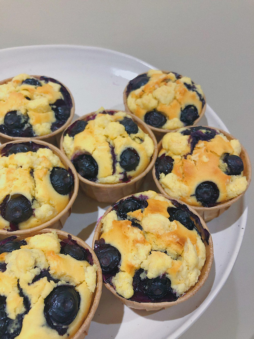 星爸爸同款，免打发，零失败，酥粒蓝莓麦芬蛋糕