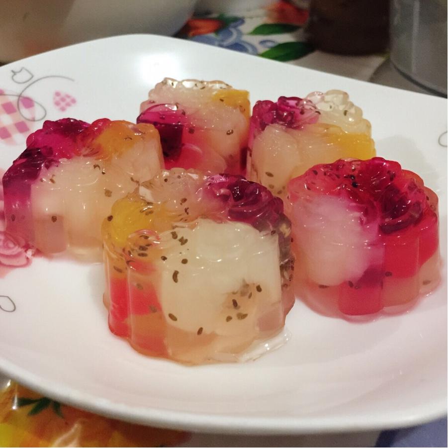 水晶果冻月饼