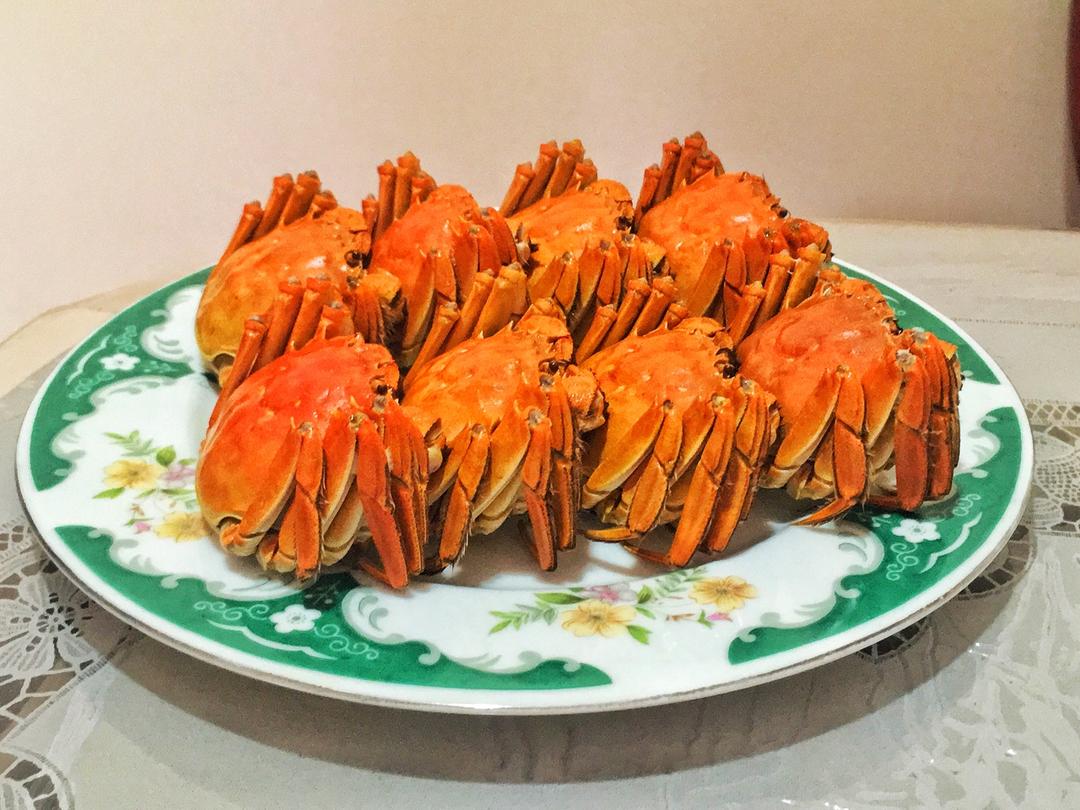 清蒸大闸蟹