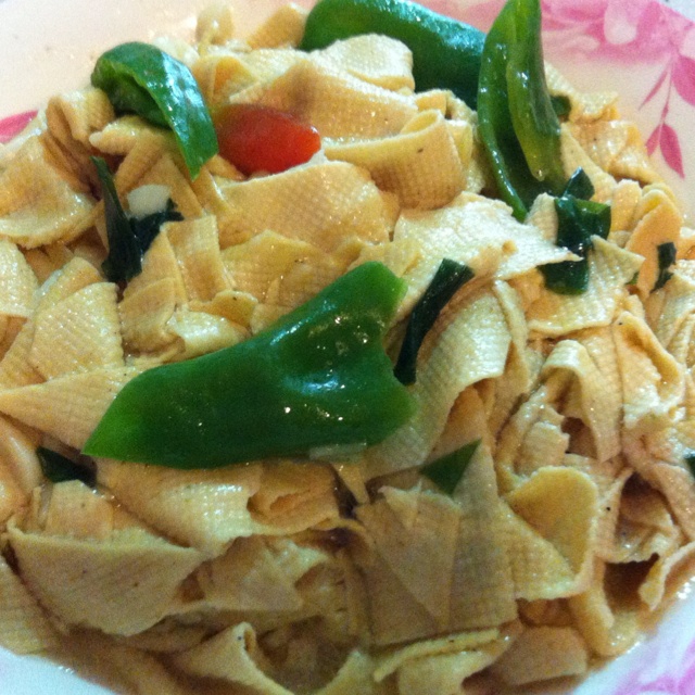 东北尖椒干豆腐