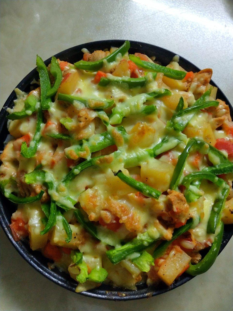 番茄鸡肉浓情焗饭【两人份】