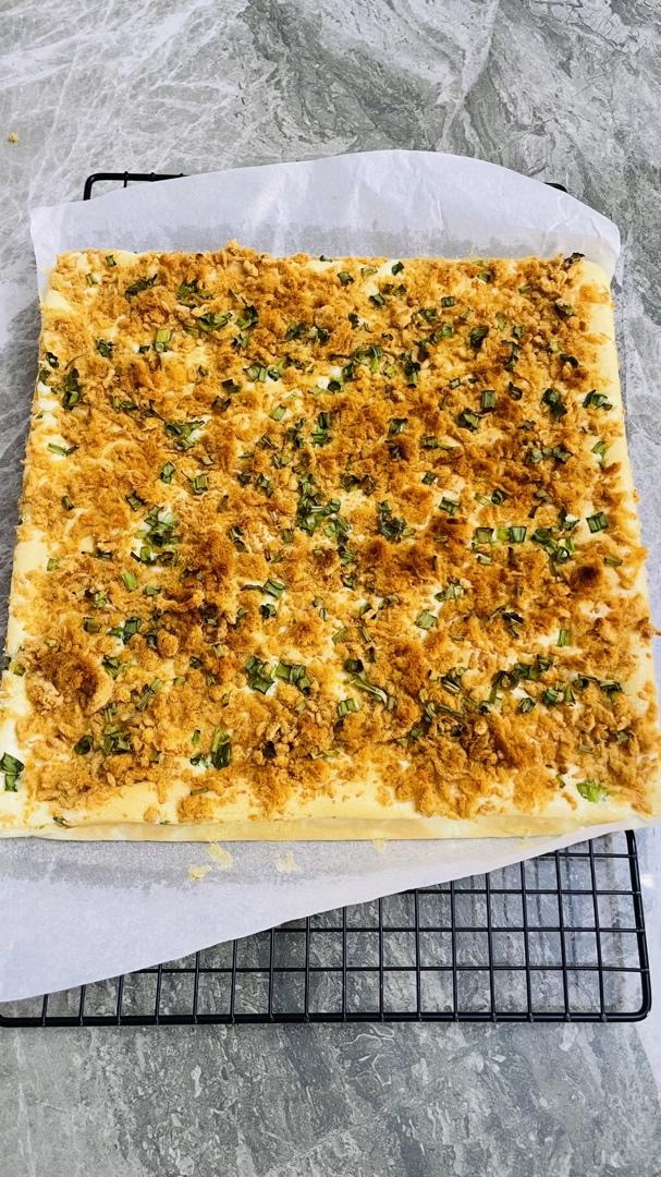 香葱肉松蛋糕｜咸香松软百吃不厌｜做法简单一次成功！