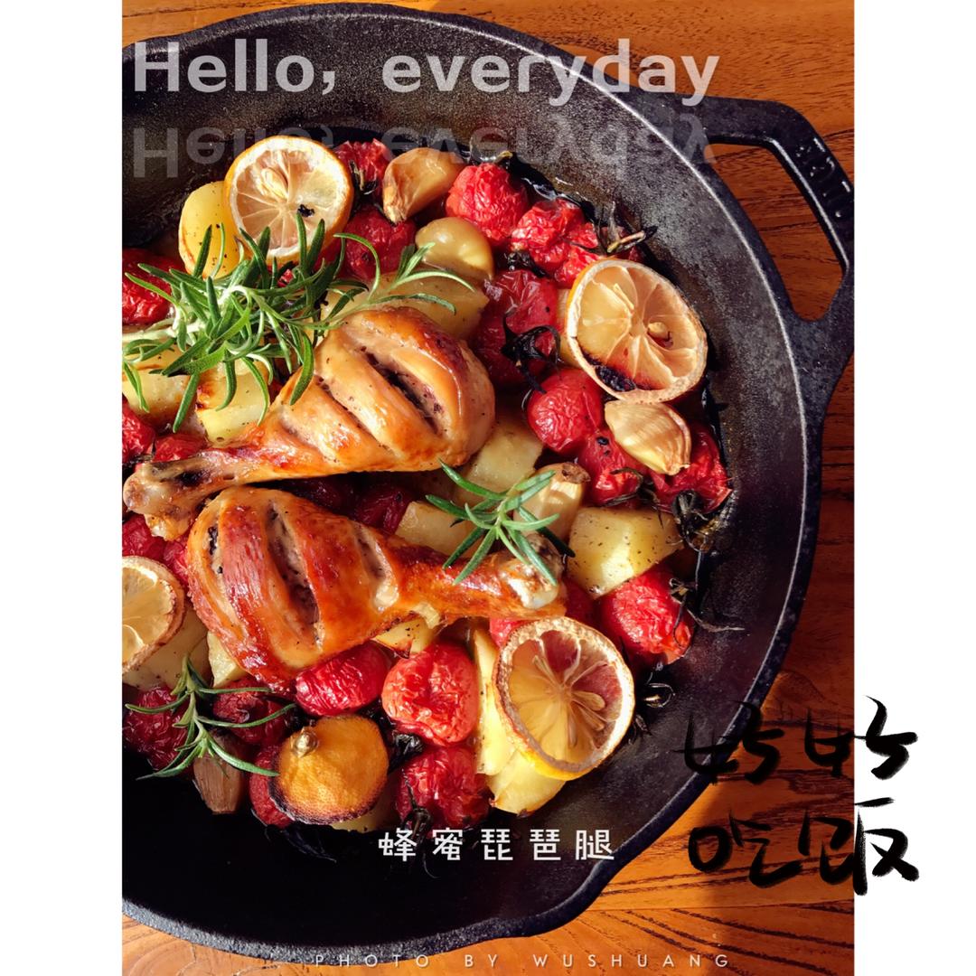 蜂蜜琵琶腿#太阳谷食谱#