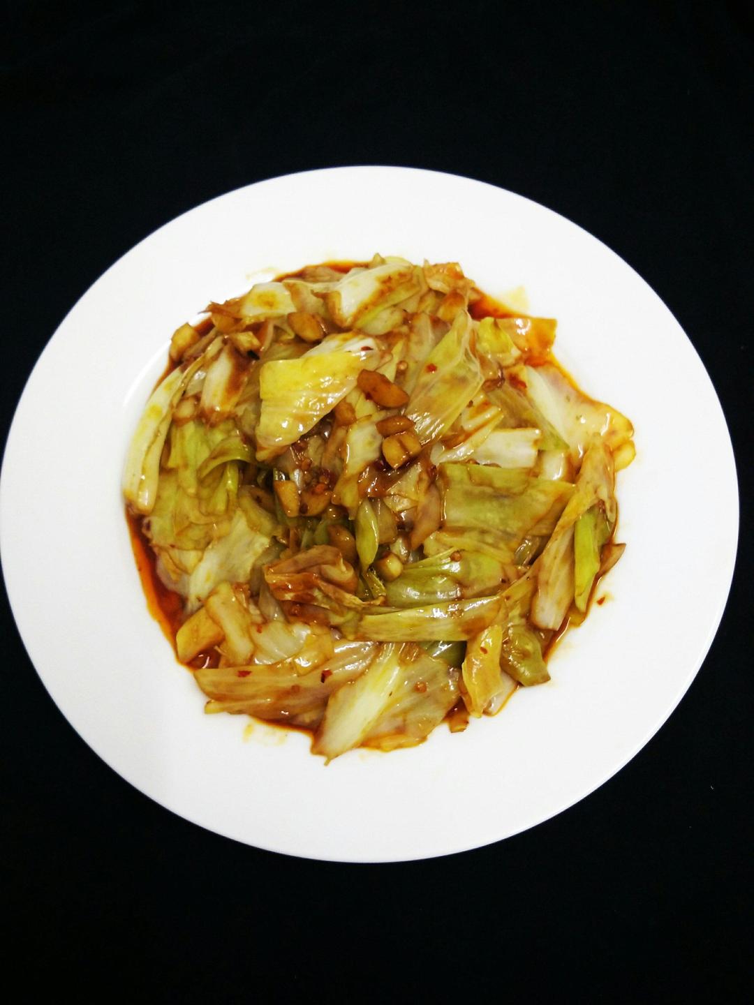 手撕包菜（老干妈版）的做法