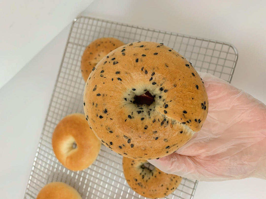 原味贝果🥯/黑芝麻贝果🥯