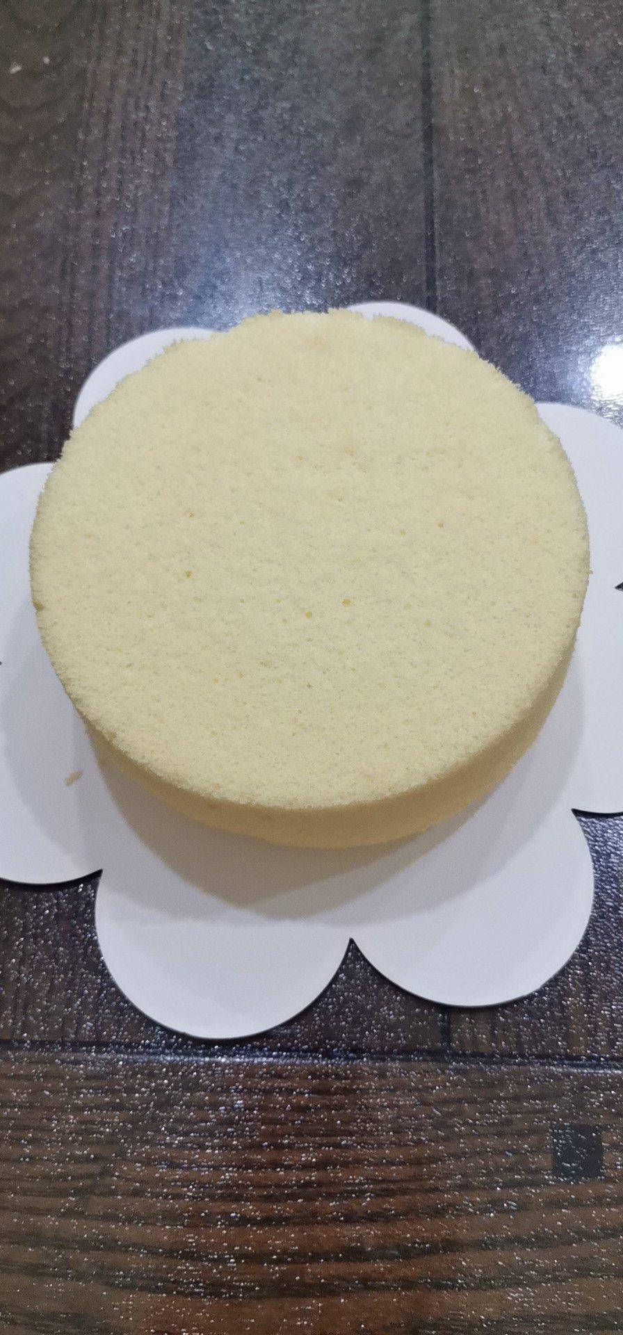 6寸原味戚风蛋糕