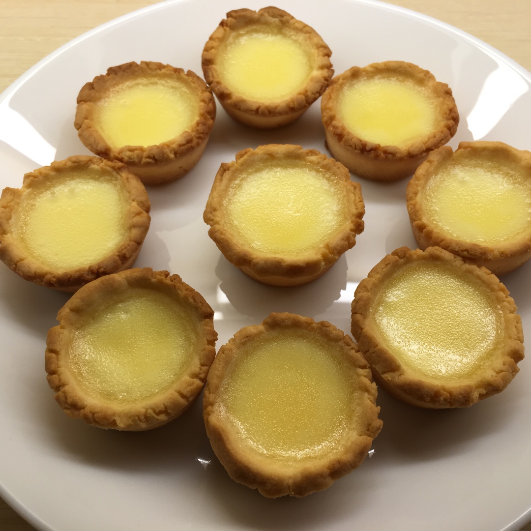 新手妮妮做的曲奇蛋挞