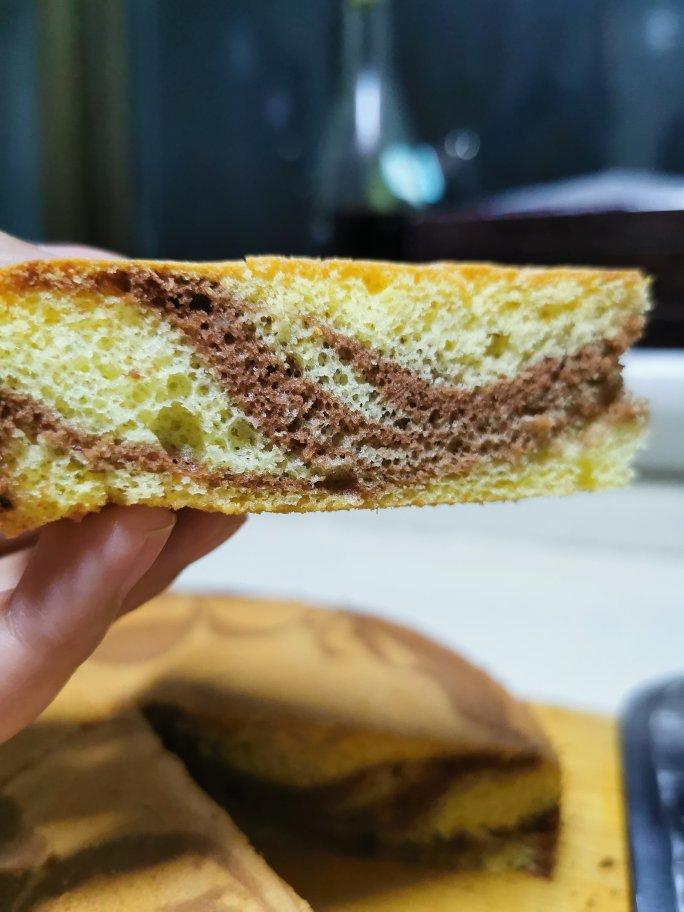 漂亮 斑马纹戚风蛋糕