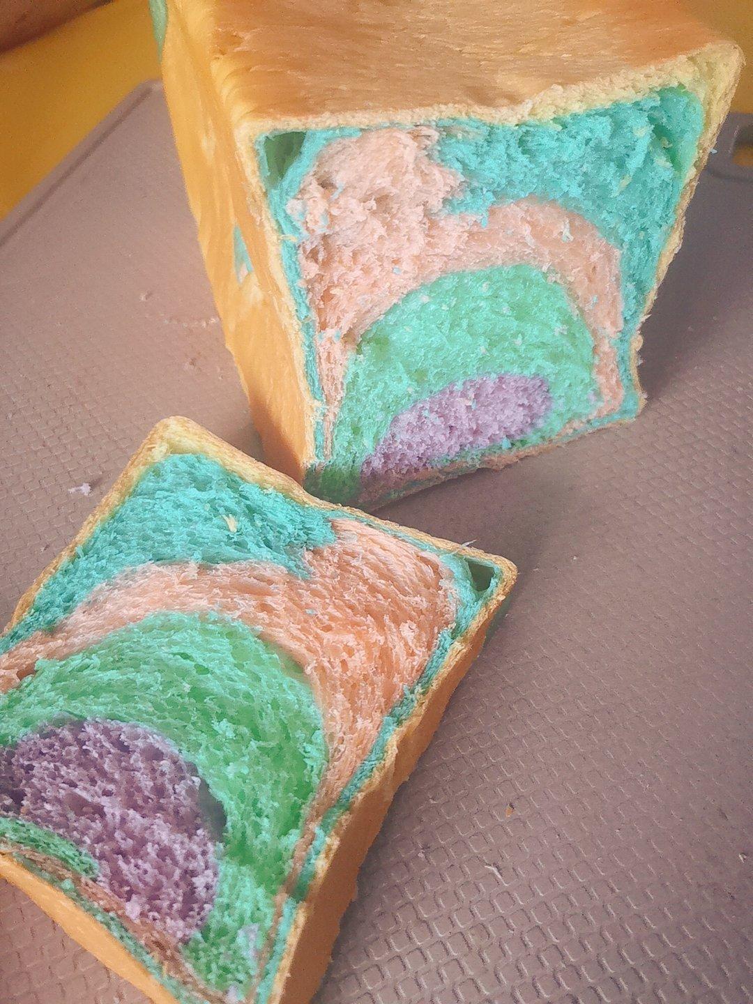 七色彩虹🌈吐司