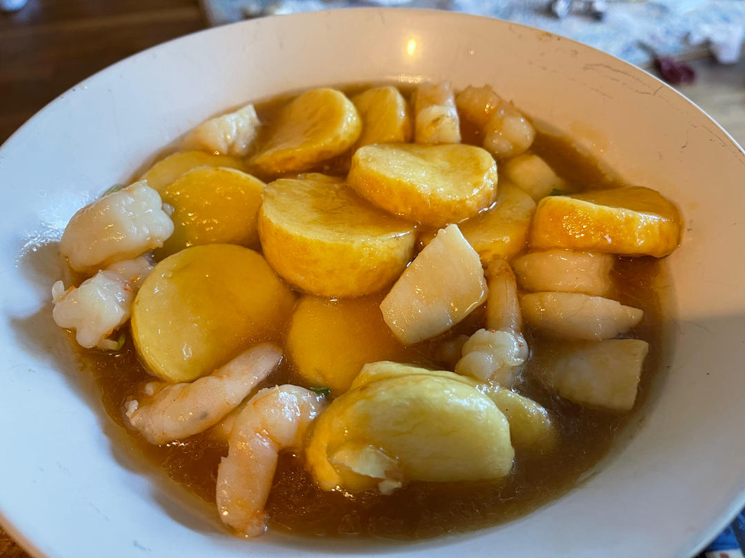 日本豆腐烧虾仁