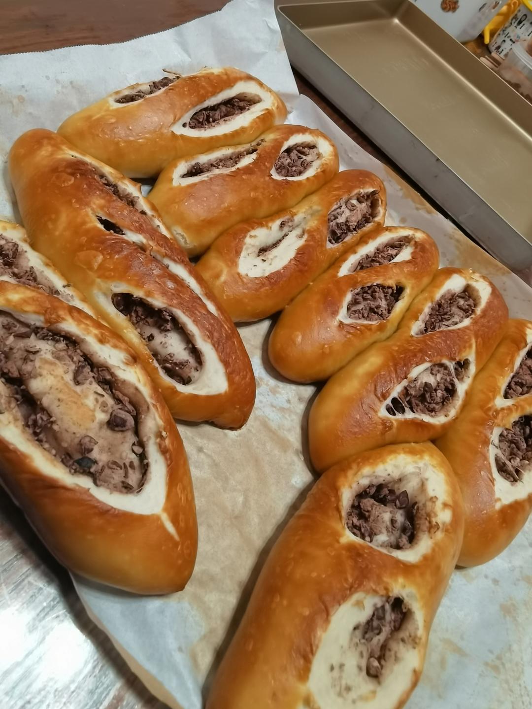 德式碱水面包｜红豆碱水面包｜0糖低卡｜超快手｜免发酵｜免手套膜｜免冷冻