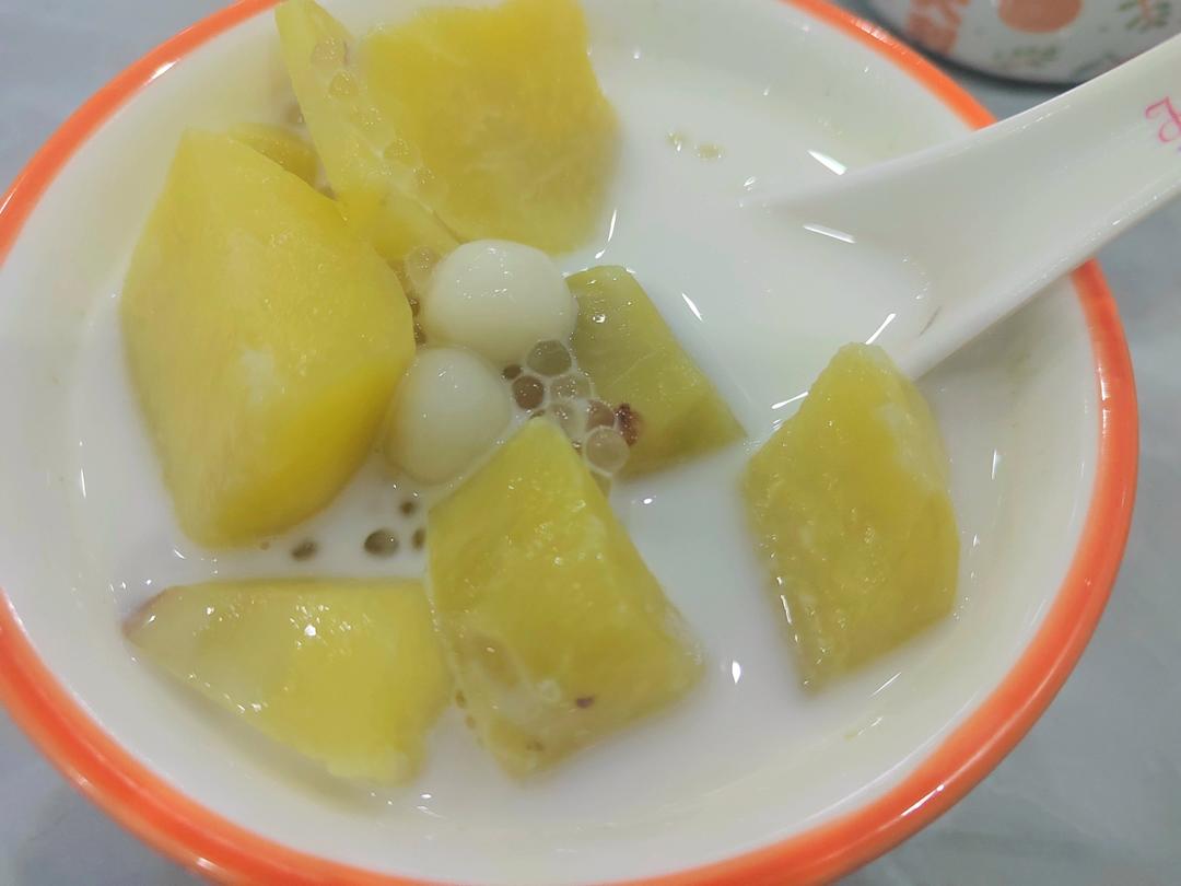 超简单的牛奶番薯糖水🥛🍠