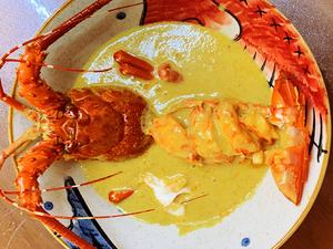 金猫咪食堂-咖喱焗龙虾的做法 步骤10
