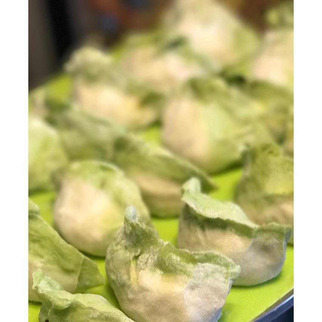 翡翠白玉白菜饺子详细版（附翡翠白玉白菜饺子包法，翡翠白玉饺子皮两种制法，面包机和面，翡翠白玉烧卖，各种馅料搭配）