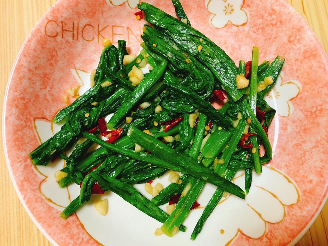 清炒油麦菜