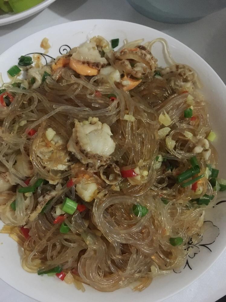 扇贝蒸粉丝的做法