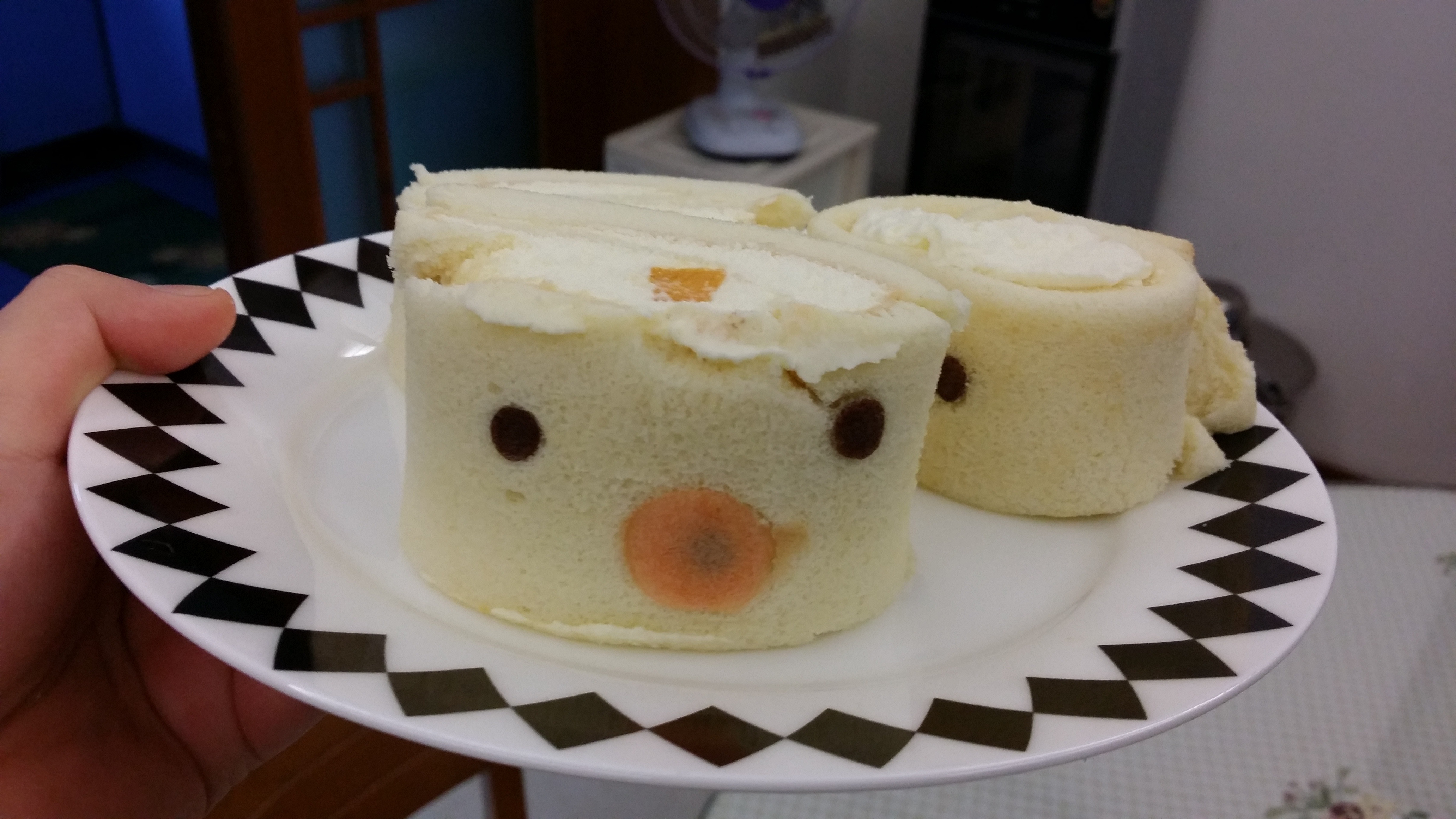 轻松小熊蛋糕卷