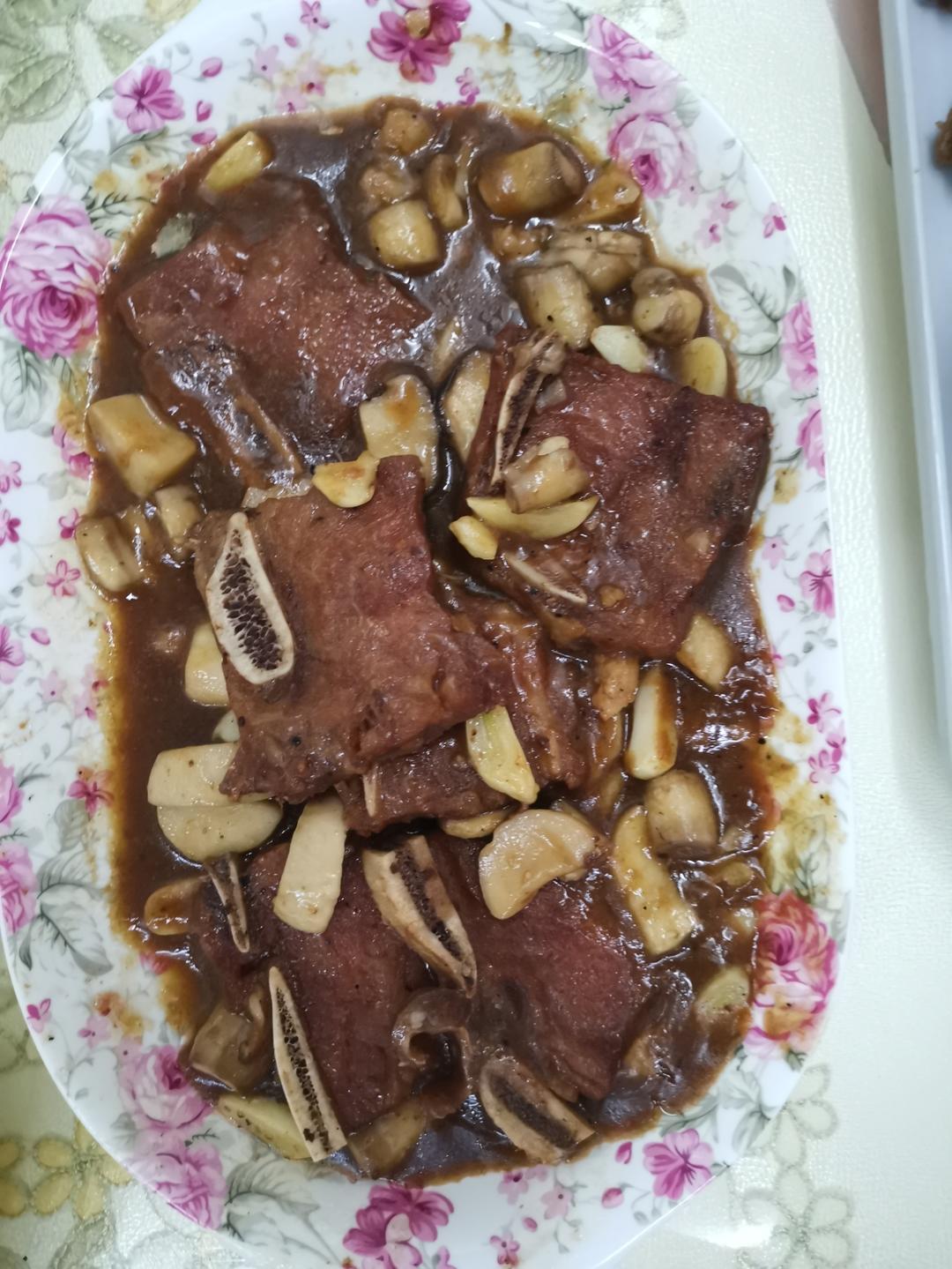 杏鲍菇牛肉粒