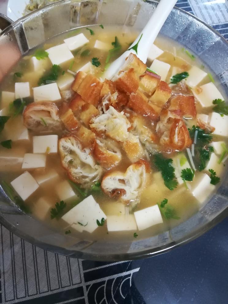 油条豆腐汤的做法