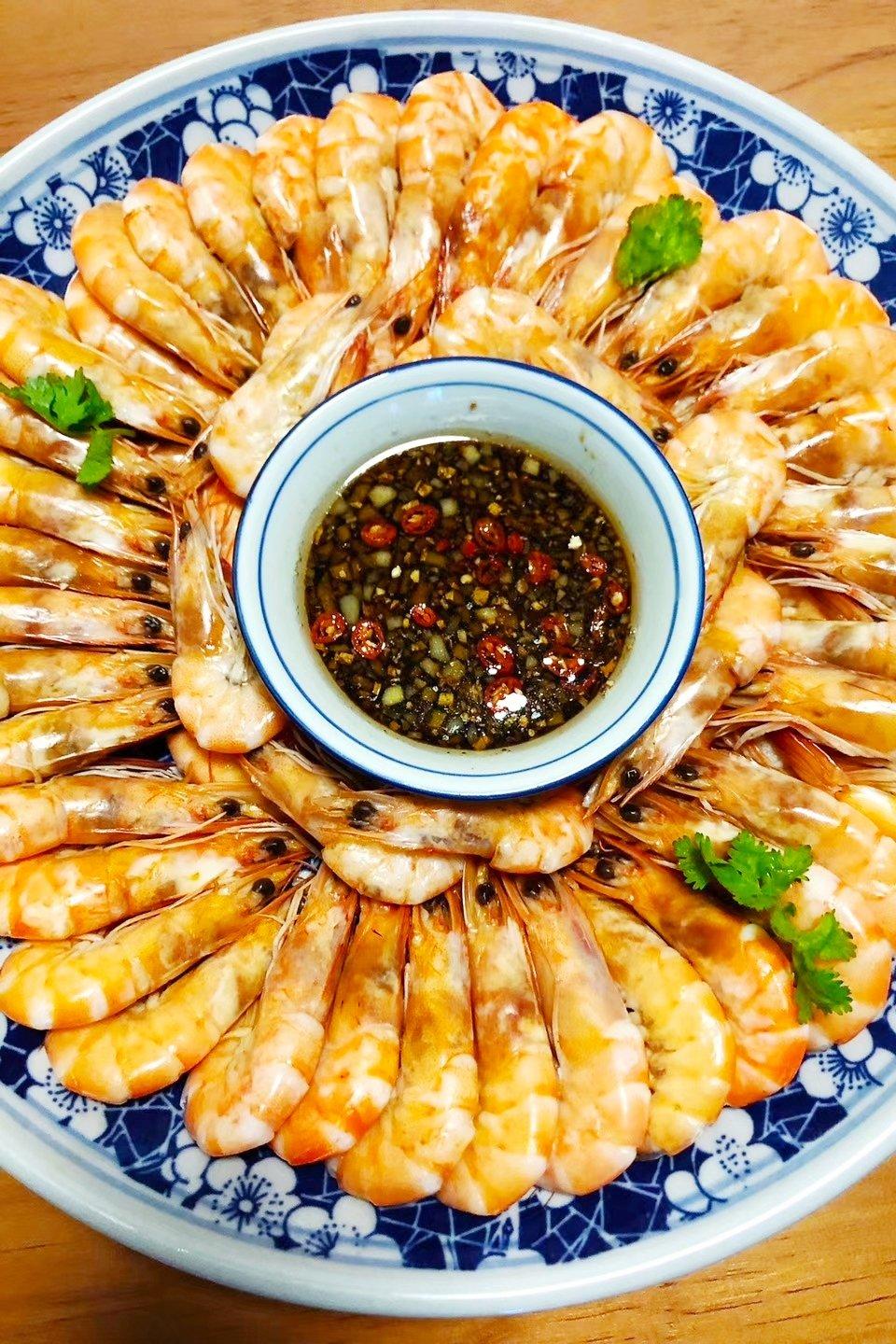 昔日情怀9k4m做的白灼虾