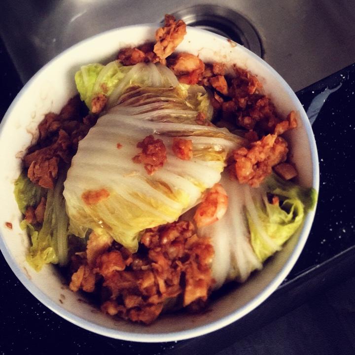 白菜虾仁翡翠包