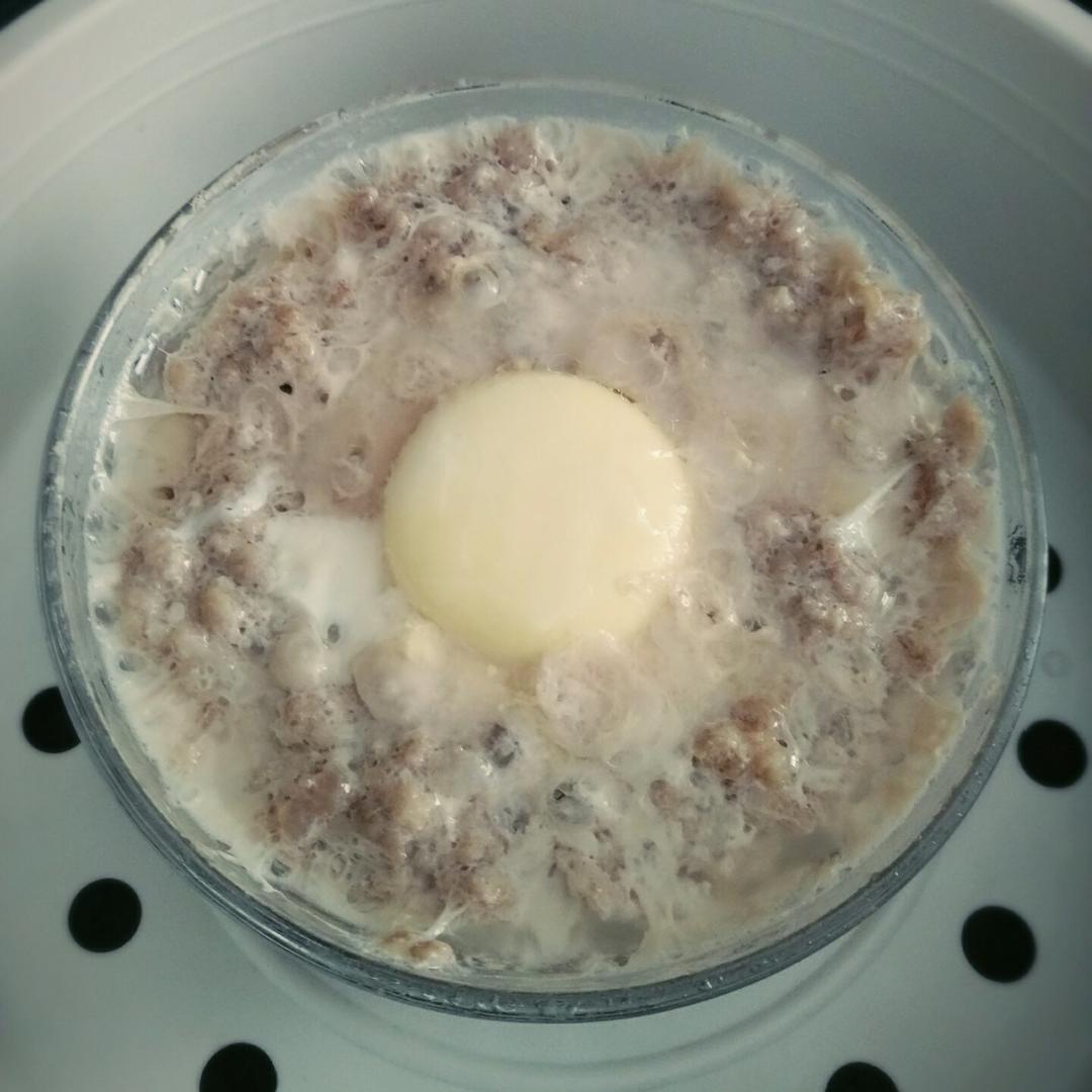 肉饼子蒸蛋