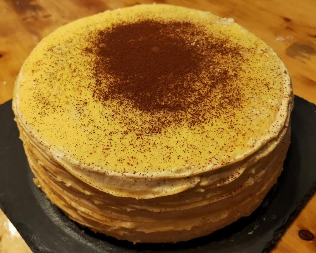 泰式奶茶千层蛋糕 Thai tea crepe cake