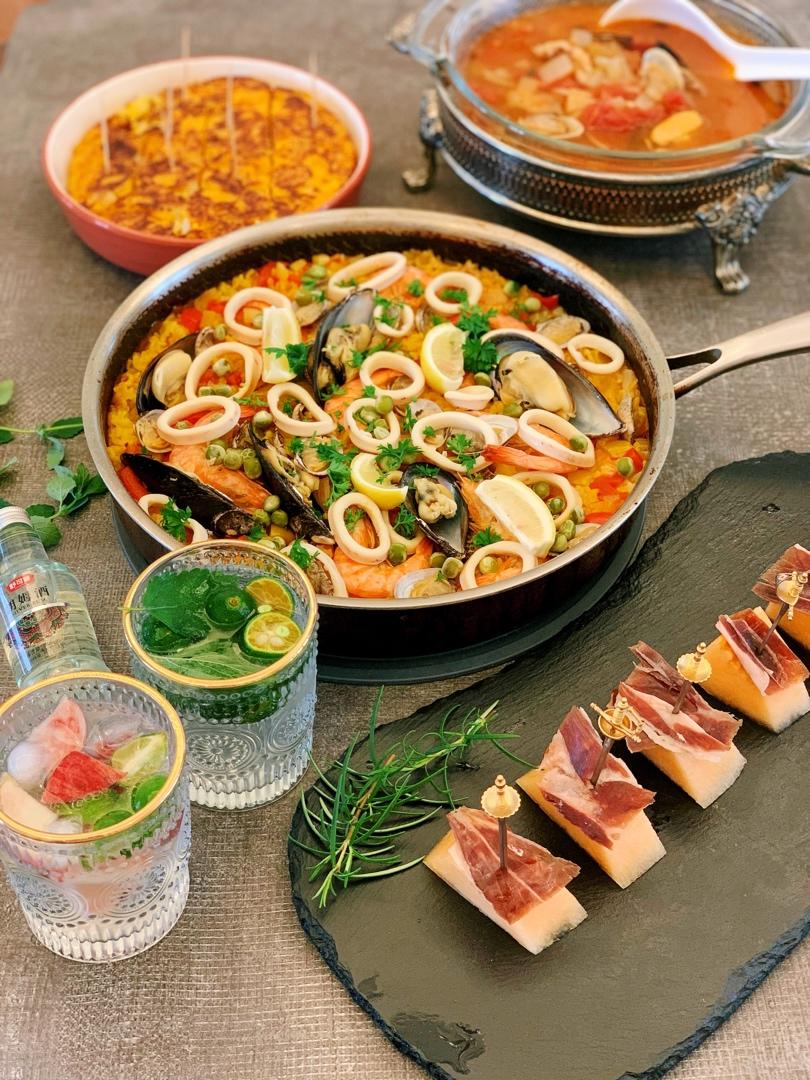 藏红花果然是西班牙海鲜饭的灵魂