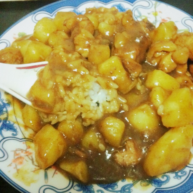 咖喱鸡饭