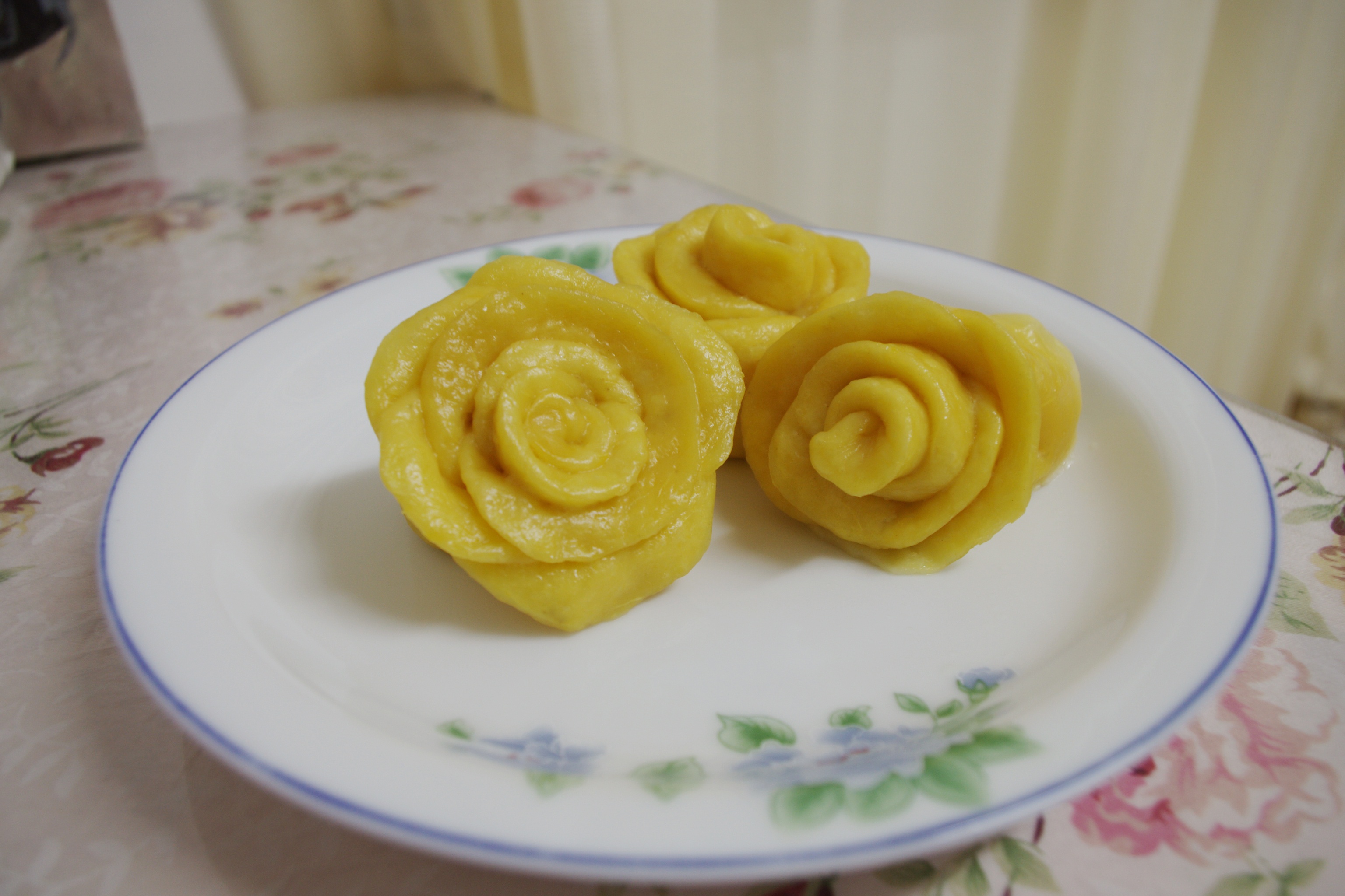 黄玫瑰馒头