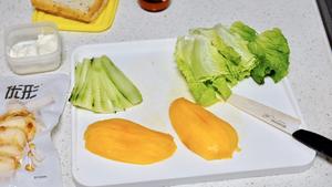 轻食·泰式芒果鸡胸肉三明治｜网红店同款健身餐 减脂增肌的做法 步骤3