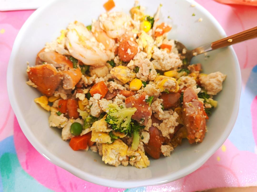 无米炒饭（老豆腐炒饭）