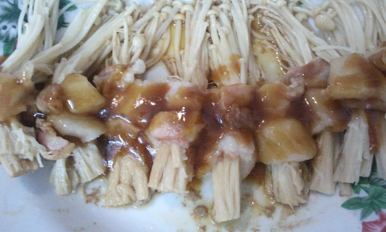 香煎培根金针菇卷