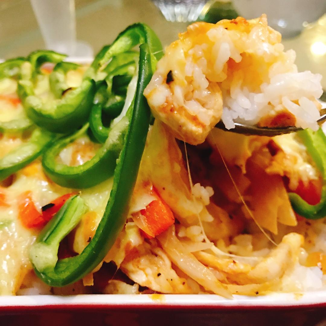 番茄鸡肉浓情焗饭【两人份】