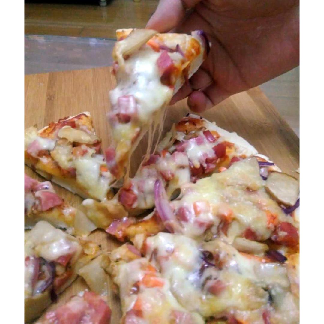不用酵母的披萨底 No Yeast Pizza Dough