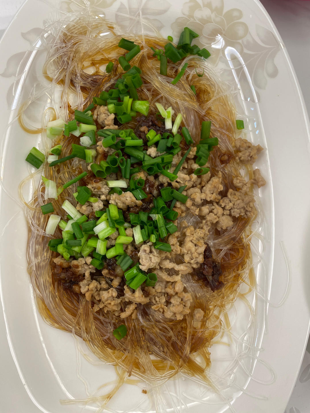 快手菜~蒜蓉肉沫蒸粉丝
