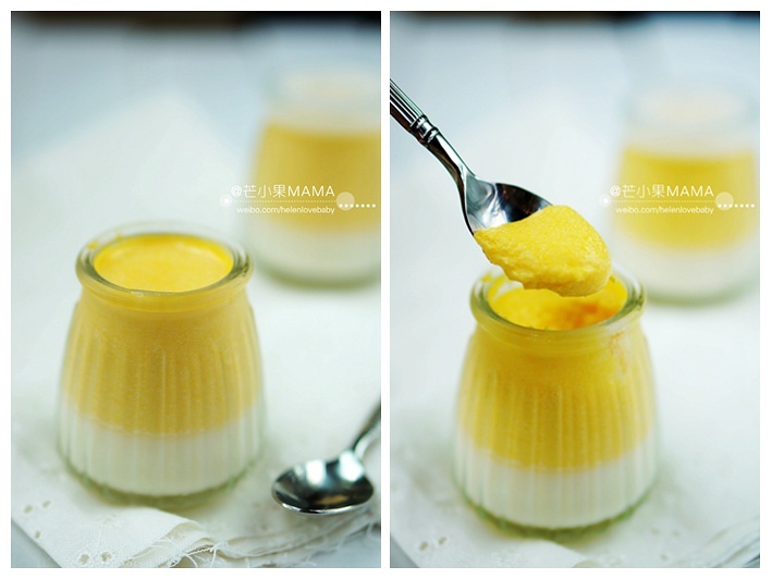 【宝宝甜品】自制芒果酸奶（10M+）的做法