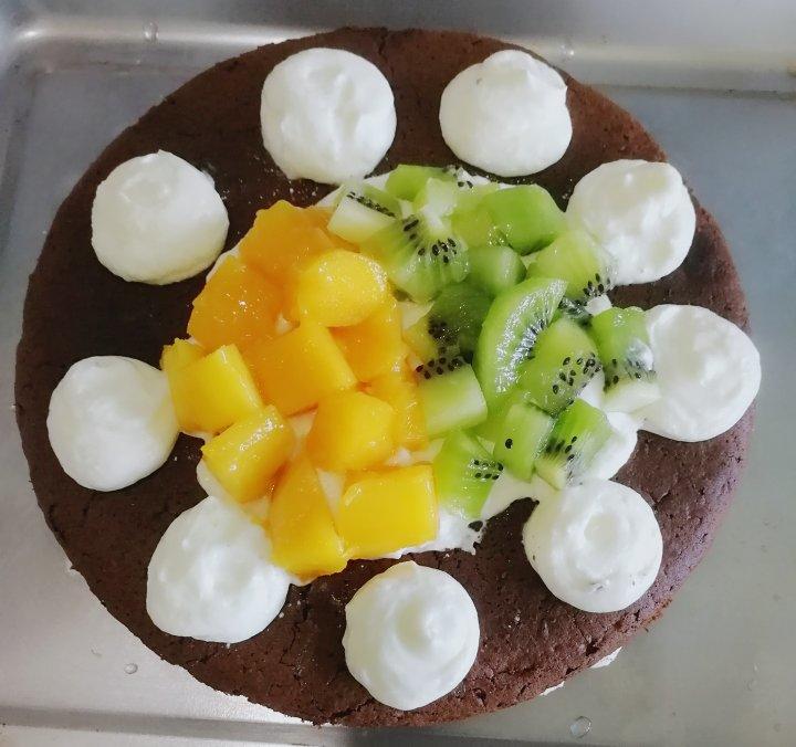 8寸可可戚风蛋糕