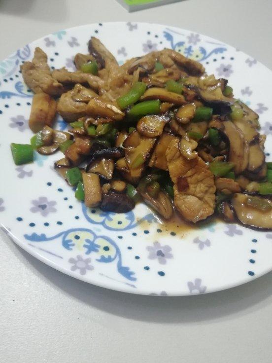 醋溜香菇肉片