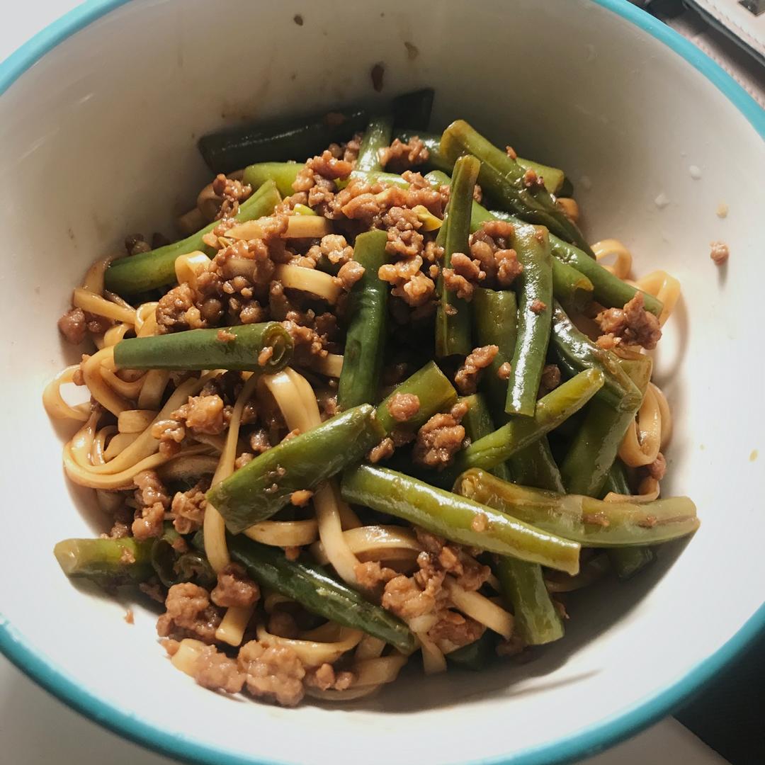 家常豆角焖面