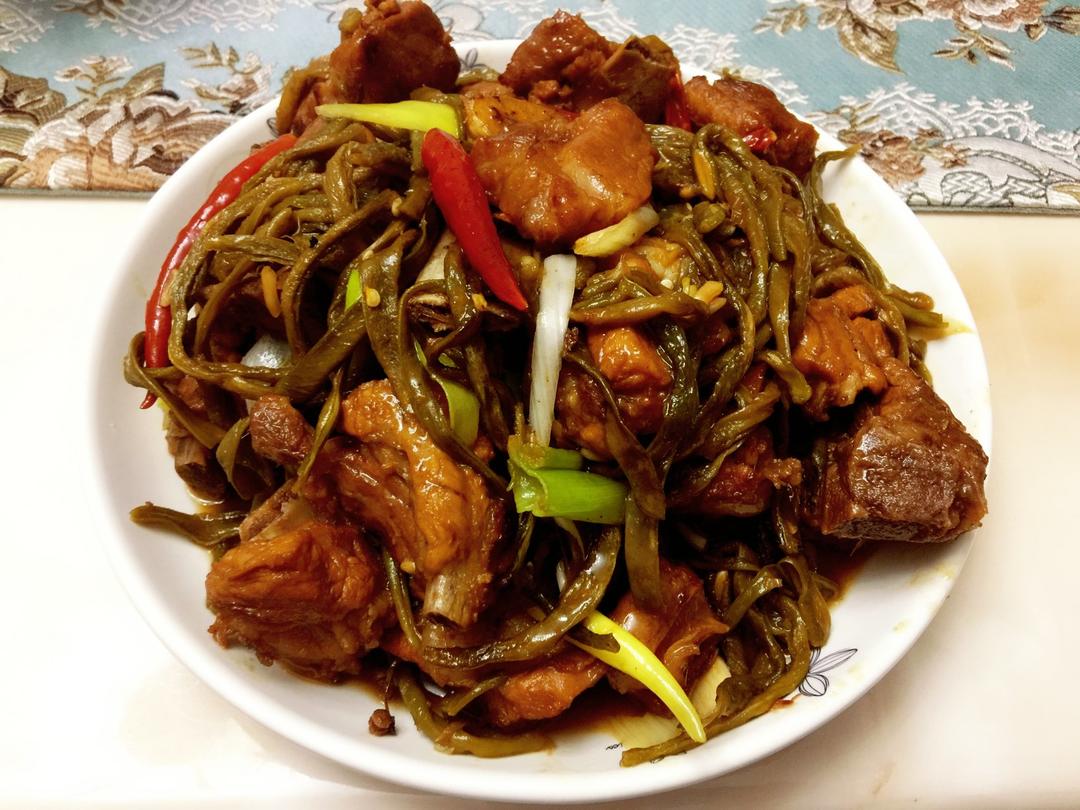 干豇豆烧排骨