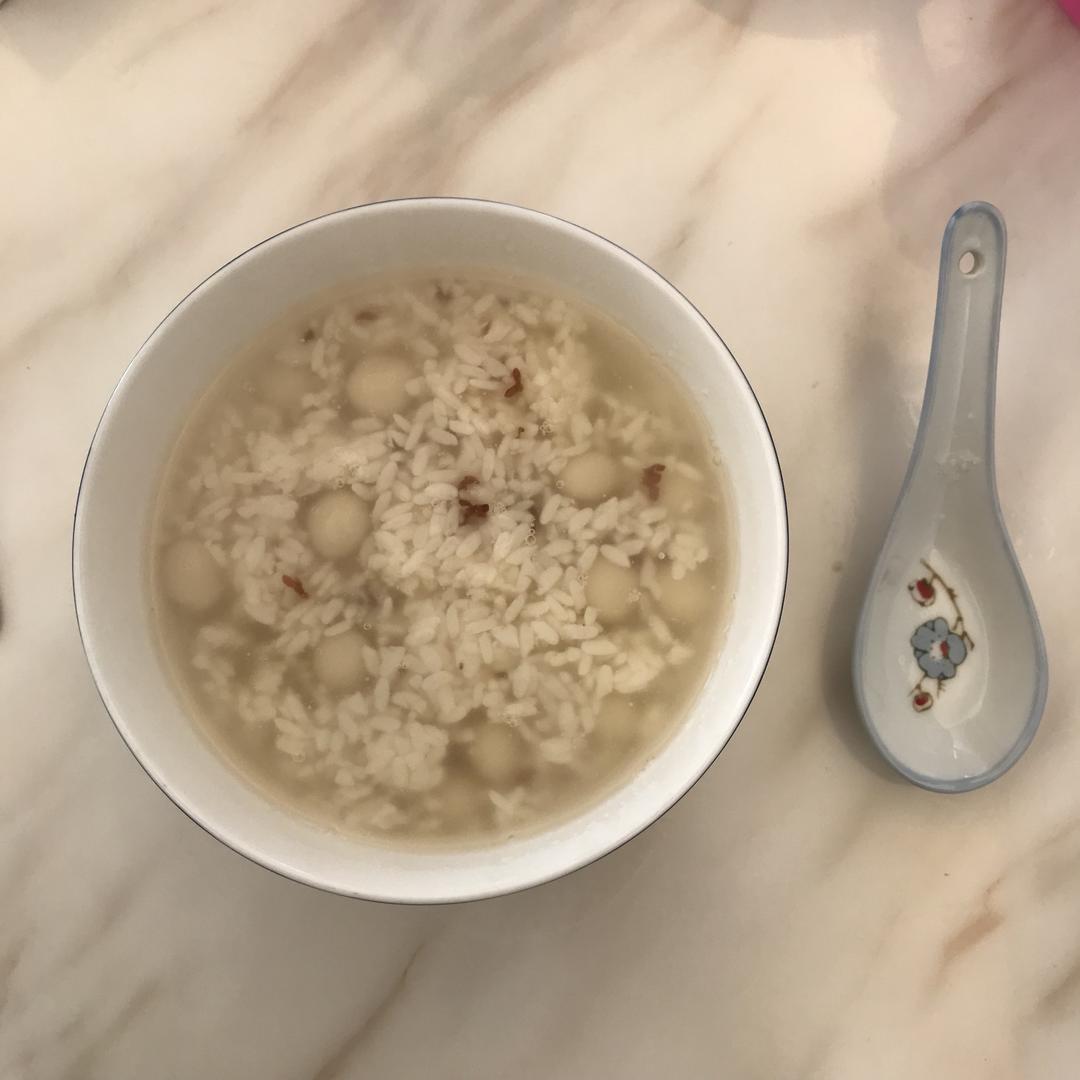 桂花酒酿丸子的做法步骤图 怎么做好吃 华娃becky 下厨房