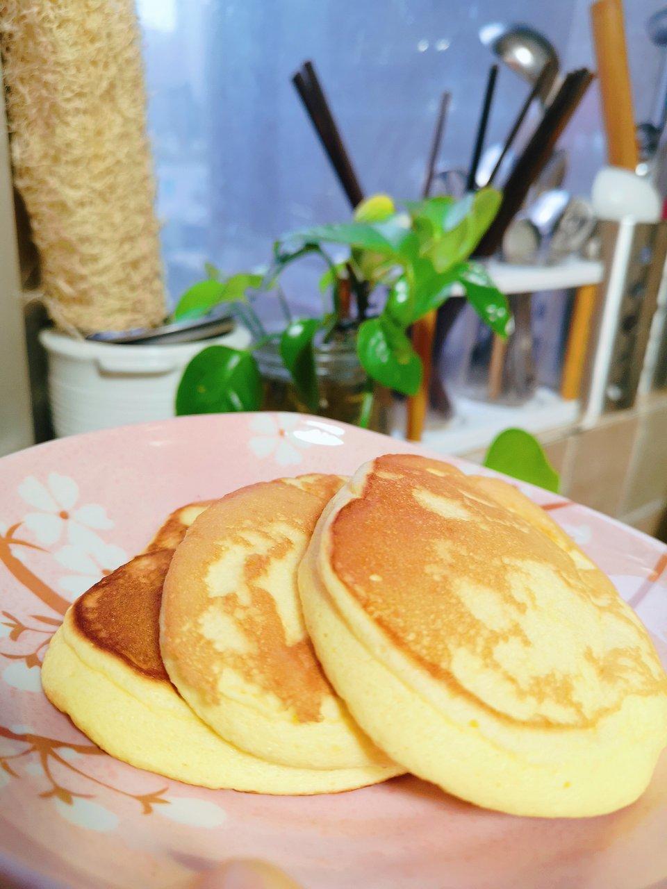 原味无油日式舒芙蕾厚松饼